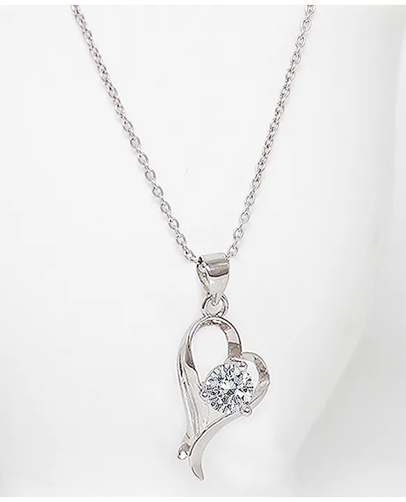 U-M Love Heart Pendant Necklace Glass Engraving India | Ubuy