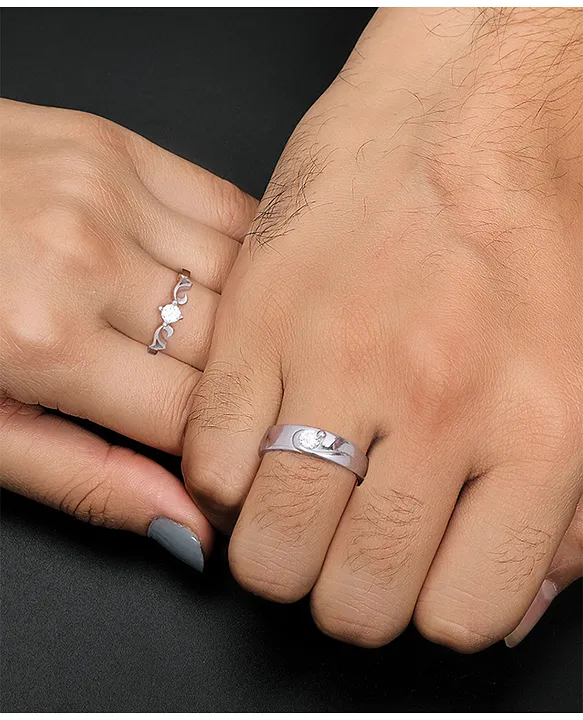 Uloveido 1 Pair Wedding Engagement Couple Ring Set India | Ubuy