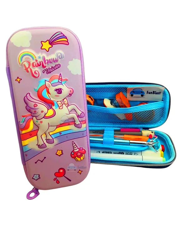 FunBlast Unicorn Stationary Set for Girls Boys - with Pencil