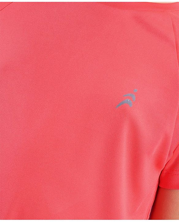 Pine Active Lycra T-shirt and Shorts Set - Red