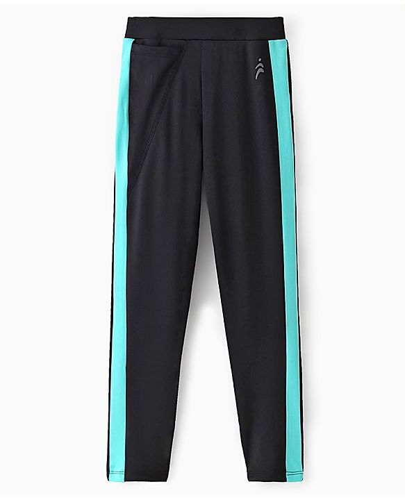 Pine Active High Stretch Breathable Sports Bra Jacket and Leggings 3 Pieces Set - Blue