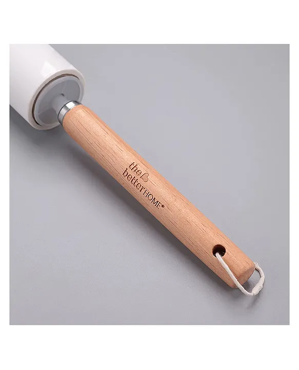 The Better Home 2 Lint Roller For Clothes With Wooden Handle & 3  Replacement Rolls White Brown Online in India, Buy at Best Price from   - 12216741