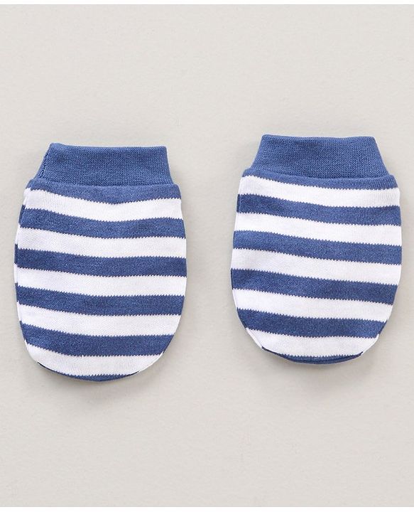 Babyhug 100% Cotton Mitten & Booties Cap - Diameter 10 cm