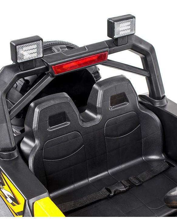 Babyhug Battery Operated Ride On Jeep With Light And Music - Yellow