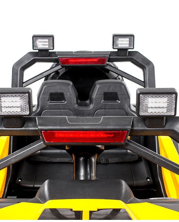 Babyhug Battery Operated Ride On Jeep With Light And Music - Yellow