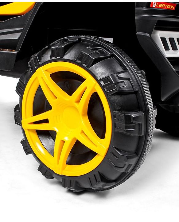 Babyhug Battery Operated Ride On Jeep With Light And Music - Yellow