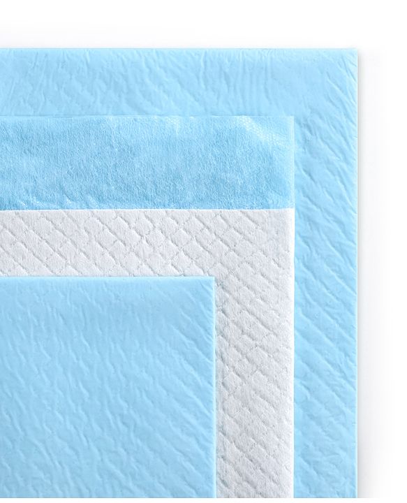Babyhug Disposable Diaper Changing Mat Medium 10 Pieces - Blue