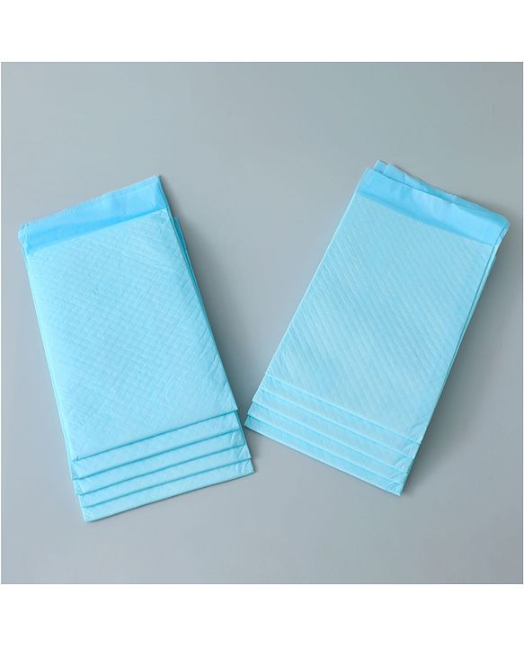 Babyhug Disposable Diaper Changing Mat Medium 10 Pieces - Blue
