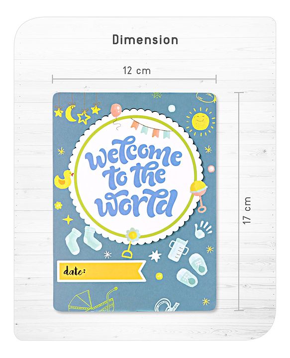Babyhug Pregnancy Milestone Cards - English