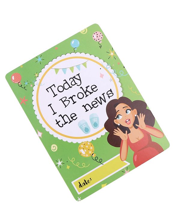 Babyhug Pregnancy Milestone Cards - English