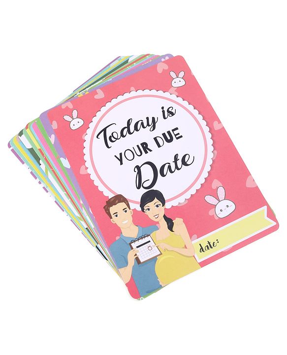 Babyhug Pregnancy Milestone Cards - English