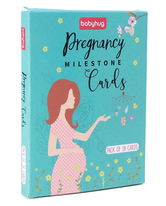 Babyhug Pregnancy Milestone Cards - English
