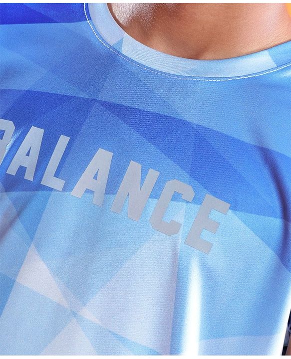 Pine Active Skin Friendly & Breathable Sleeveless Sportswear T-Shirt - Blue