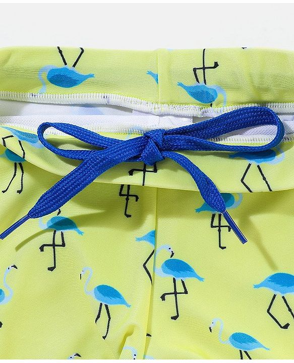 Babyhug Swimming Trunk Duck Print - Yellow