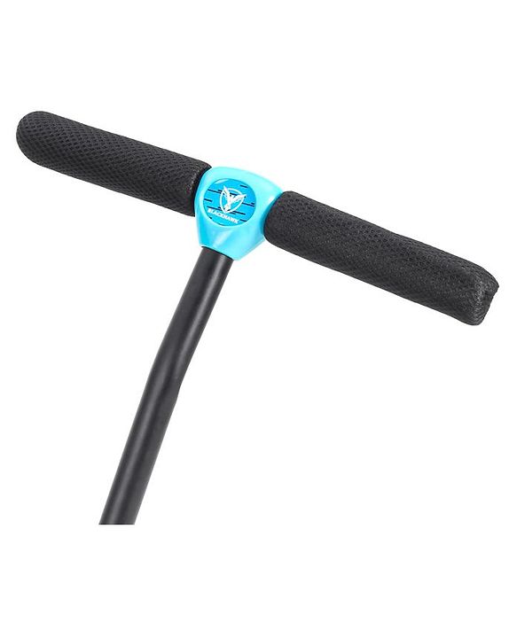 Babyhug Plug & Play Black Hawk Tricycle With Parental Push Handle & Storage Basket - Ice Blue