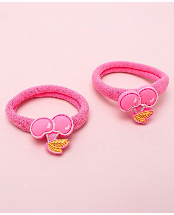 Babyhug Cherry  Rubber Bands Pack Of 12 - Multicolor