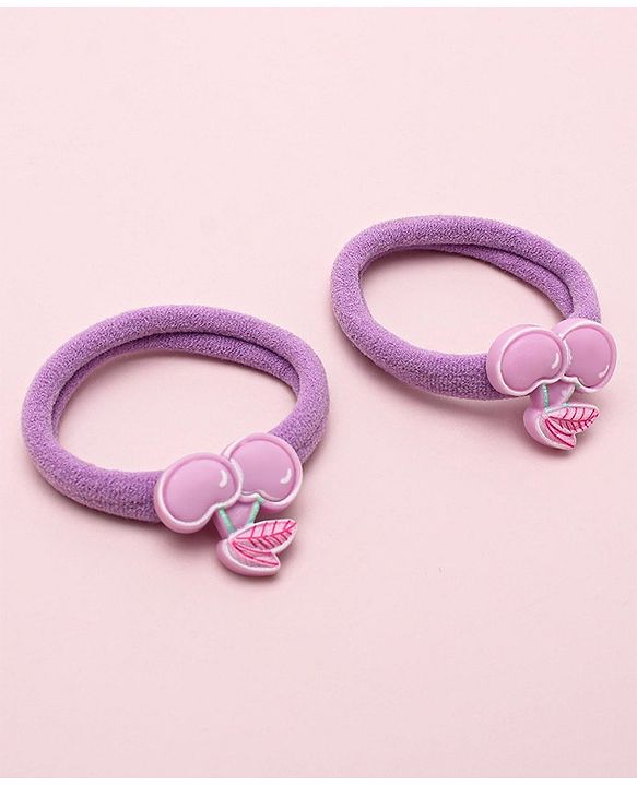 Babyhug Cherry  Rubber Bands Pack Of 12 - Multicolor