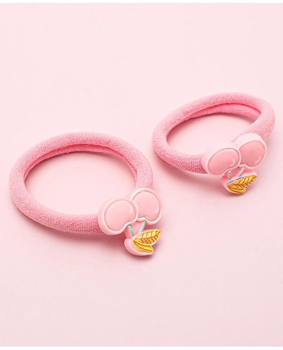 Babyhug Cherry  Rubber Bands Pack Of 12 - Multicolor