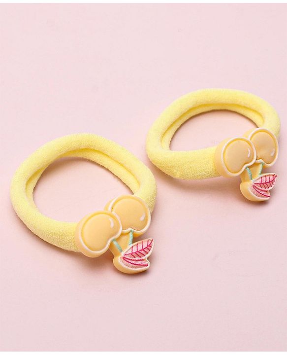 Babyhug Cherry  Rubber Bands Pack Of 12 - Multicolor