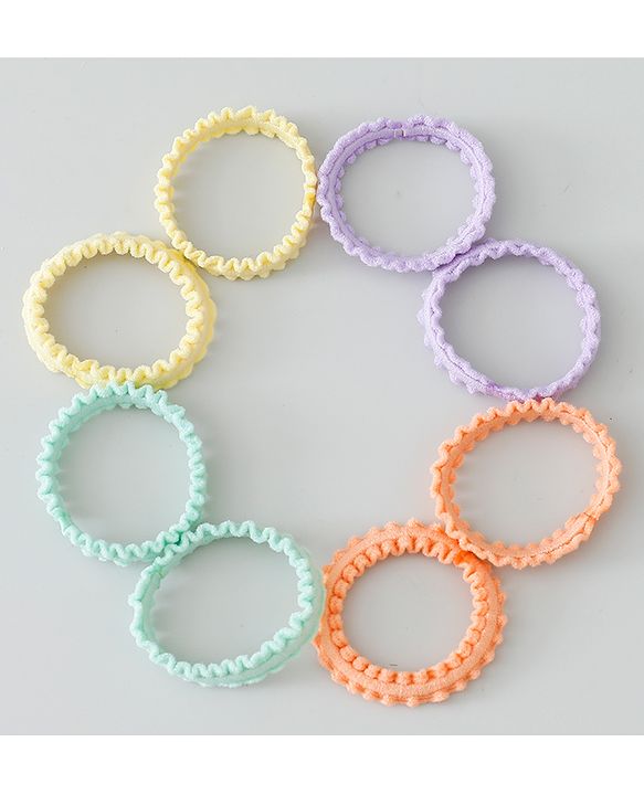 Babyhug Rubber Bands and Scrunchies Pack of 51 - Multicolour