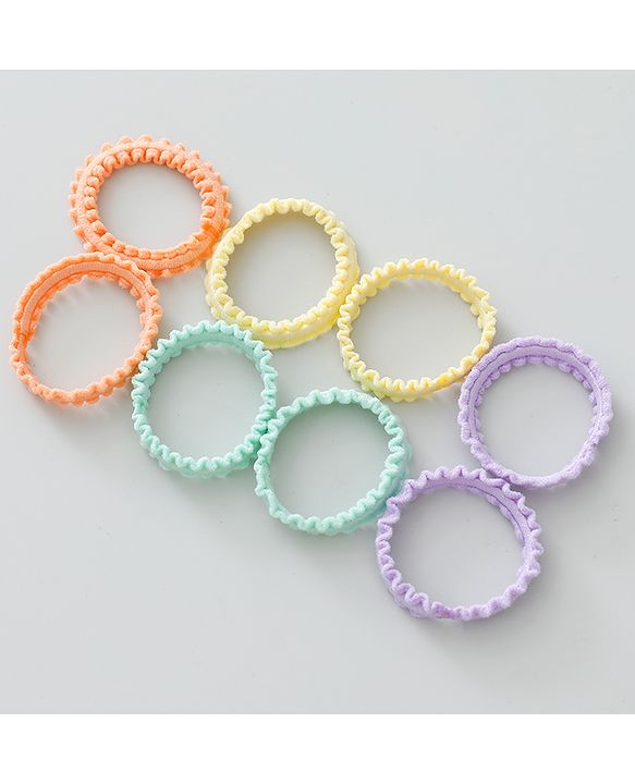 Babyhug Rubber Bands and Scrunchies Pack of 51 - Multicolour