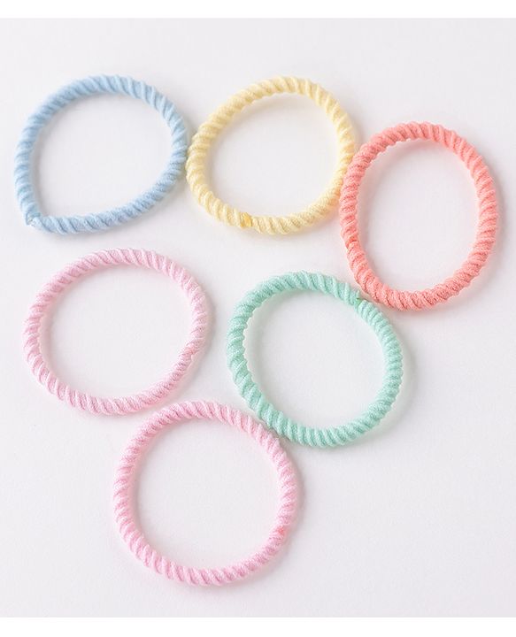 Babyhug Rubber Bands and Scrunchies Pack of 100 - Multicolour