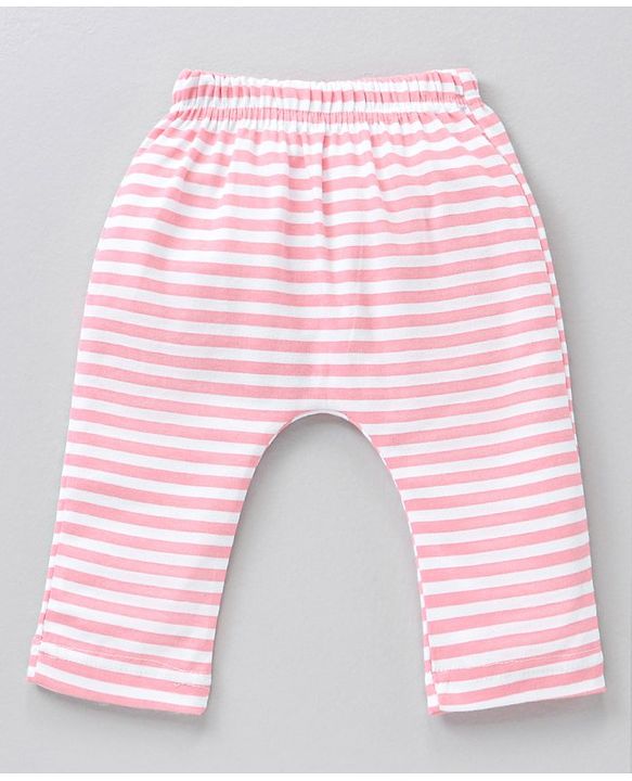 Babyhug Full Length Cotton Diaper Leggings Multi-Print Pack of 3 - Multicolour