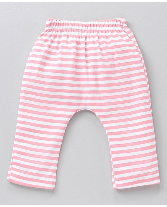 Babyhug Full Length Cotton Diaper Leggings Multi-Print Pack of 3 - Multicolour