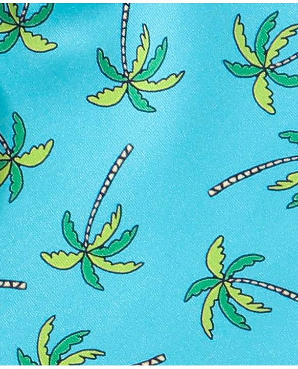 Babyhug Swimming Trunk Tropical Print - Blue
