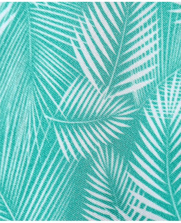 Babyhug Swimming Trunk Tropical Print - Sea Blue