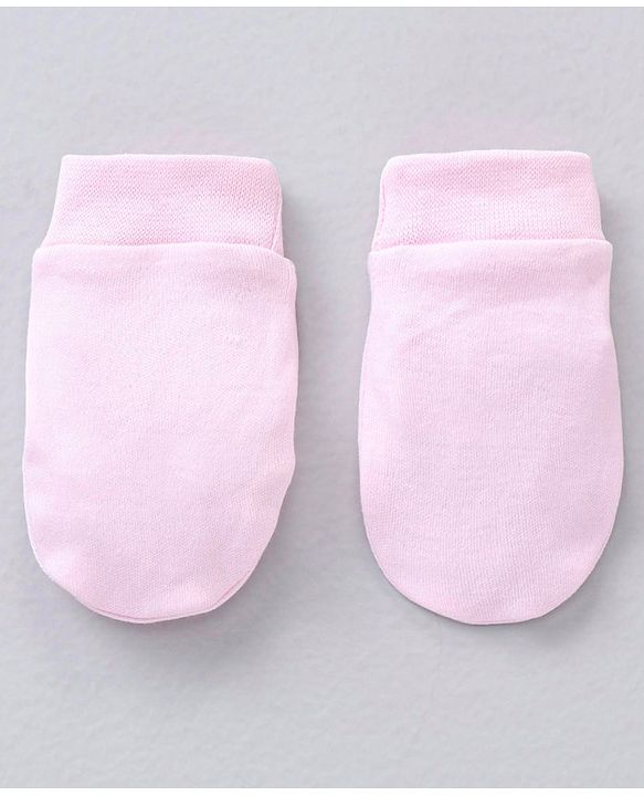 Babyhug 100% Cotton Mittens Striped & Floral Print Pack Of 5 - Multicolor