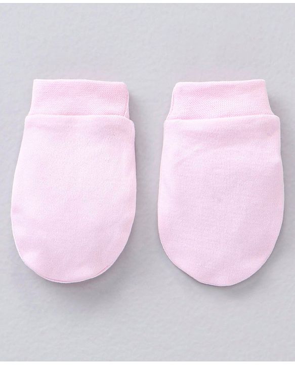 Babyhug 100% Cotton Mittens Striped & Floral Print Pack Of 5 - Multicolor