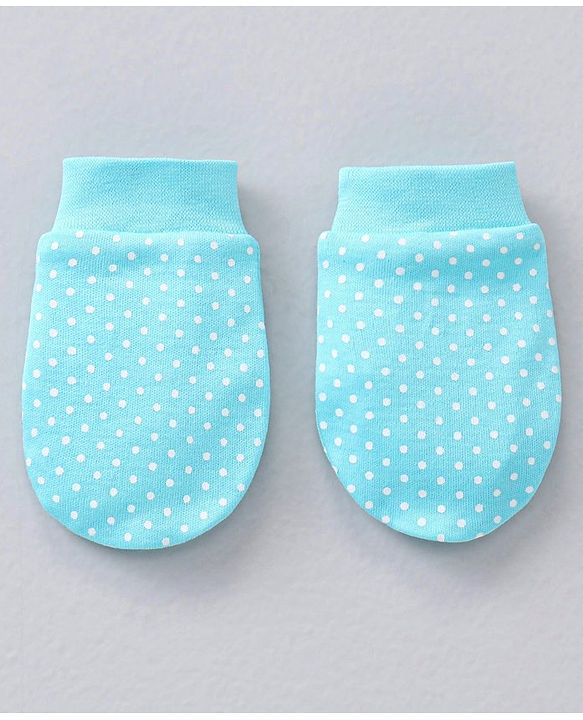 Babyhug 100% Cotton Mittens Striped & Floral Print Pack Of 5 - Multicolor