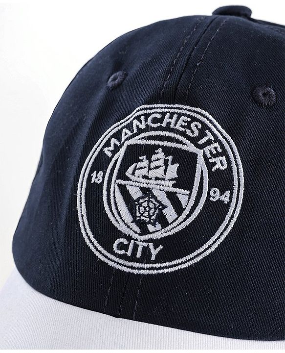 Pine Active 100% Cotton Cap Manchester City Embroidered Blue - Circumference 54 cm