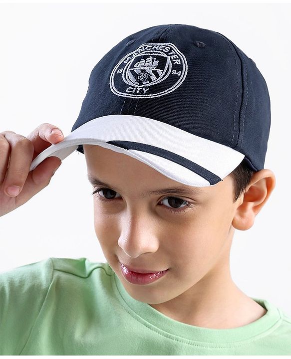 Pine Active 100% Cotton Cap Manchester City Embroidered Blue - Circumference 54 cm