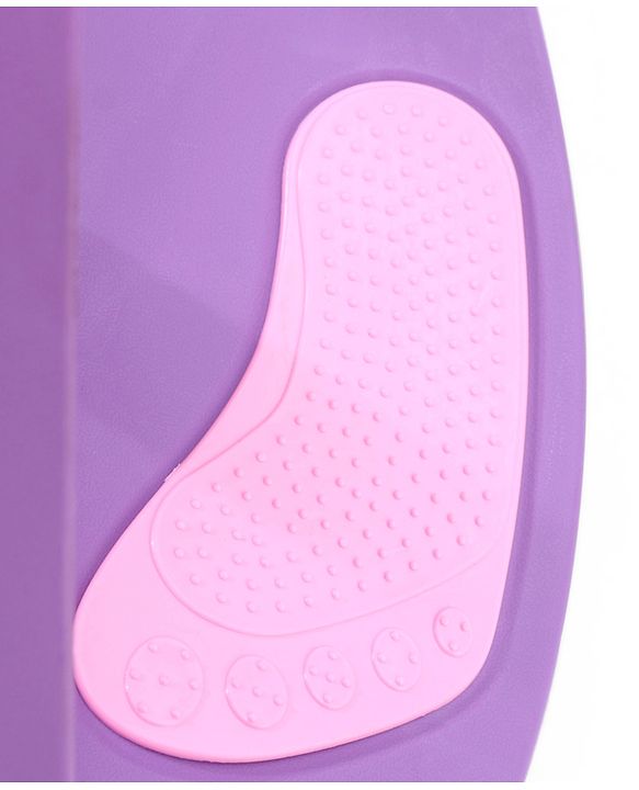 Babyhug Champion Kids Swing Car With LED Wheels - Purple Pink