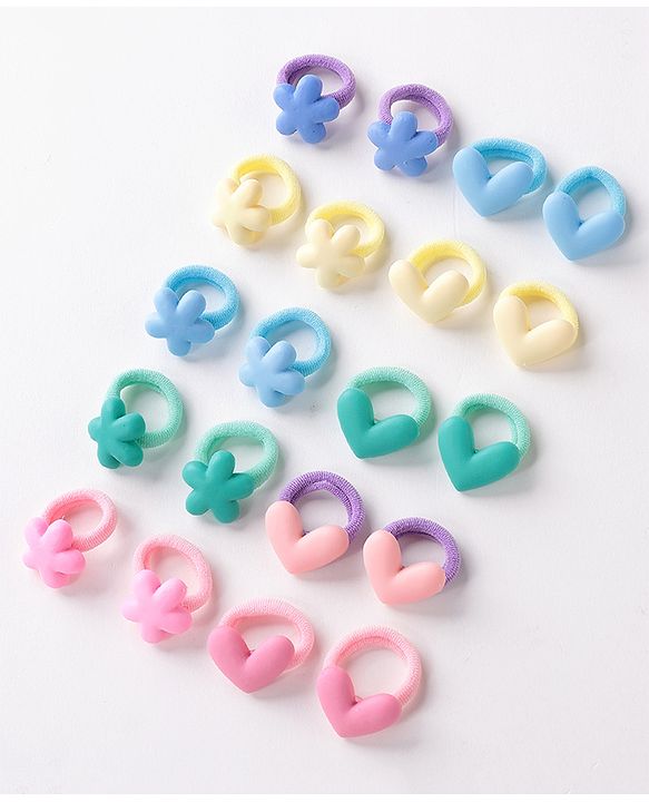 Babyhug Rubber Bands Sets Pack Of 20 - Multicolor