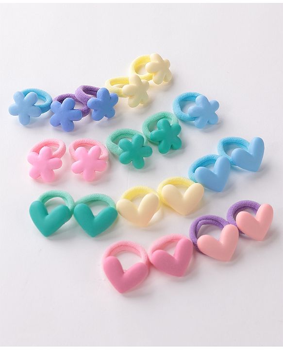 Babyhug Rubber Bands Sets Pack Of 20 - Multicolor