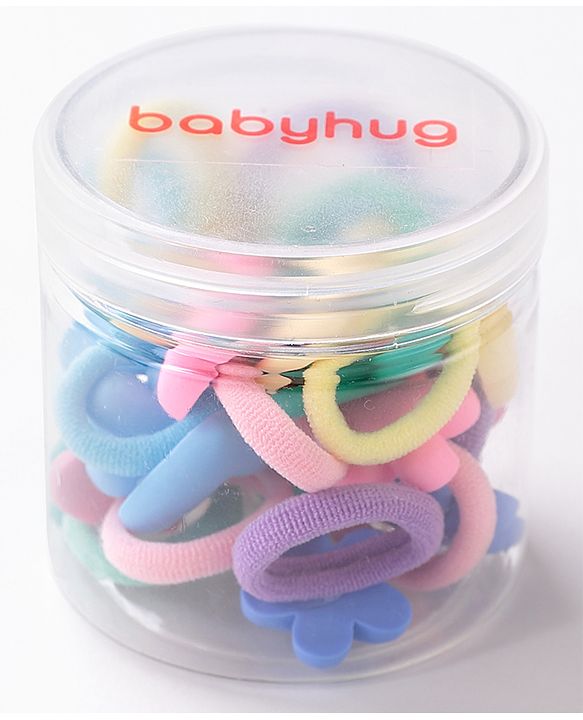 Babyhug Rubber Bands Sets Pack Of 20 - Multicolor