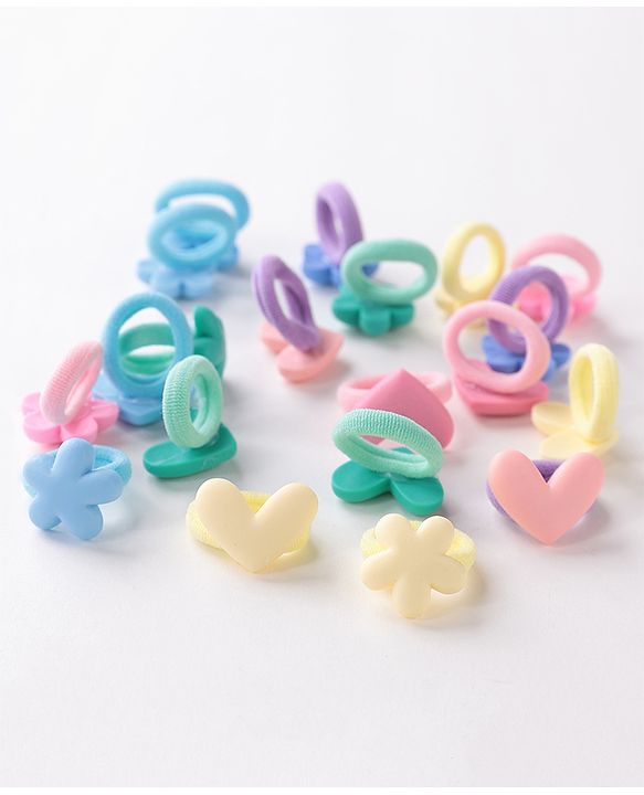 Babyhug Rubber Bands Sets Pack Of 20 - Multicolor