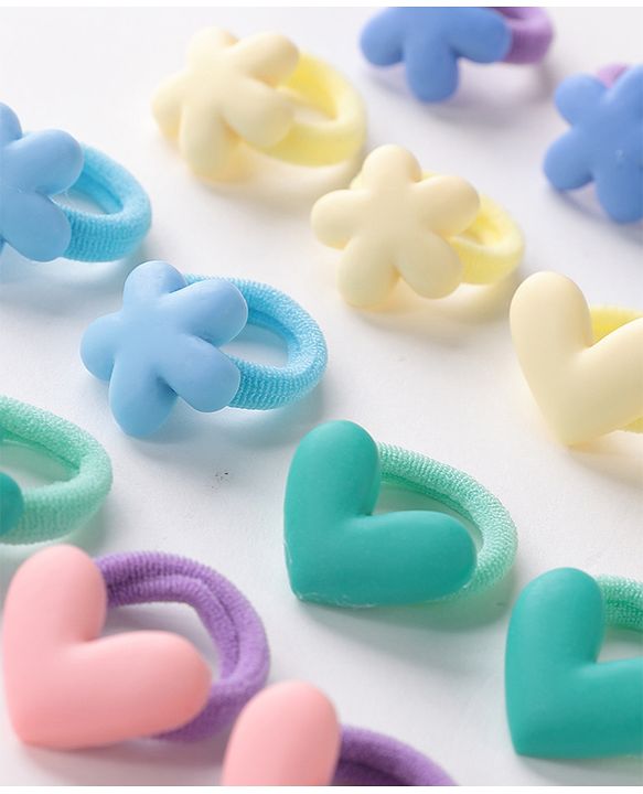 Babyhug Rubber Bands Sets Pack Of 20 - Multicolor