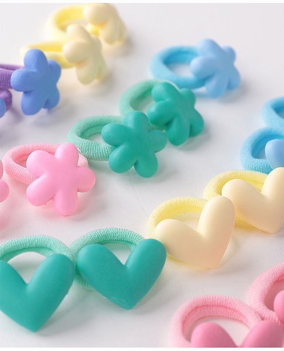 Babyhug Rubber Bands Sets Pack Of 20 - Multicolor