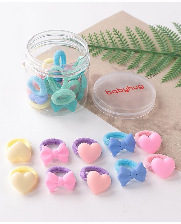 Babyhug Rubber Bands Pack Of 20 - Multicolor