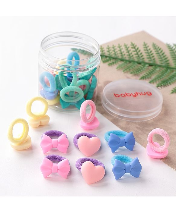 Babyhug Rubber Bands Pack Of 20 - Multicolor