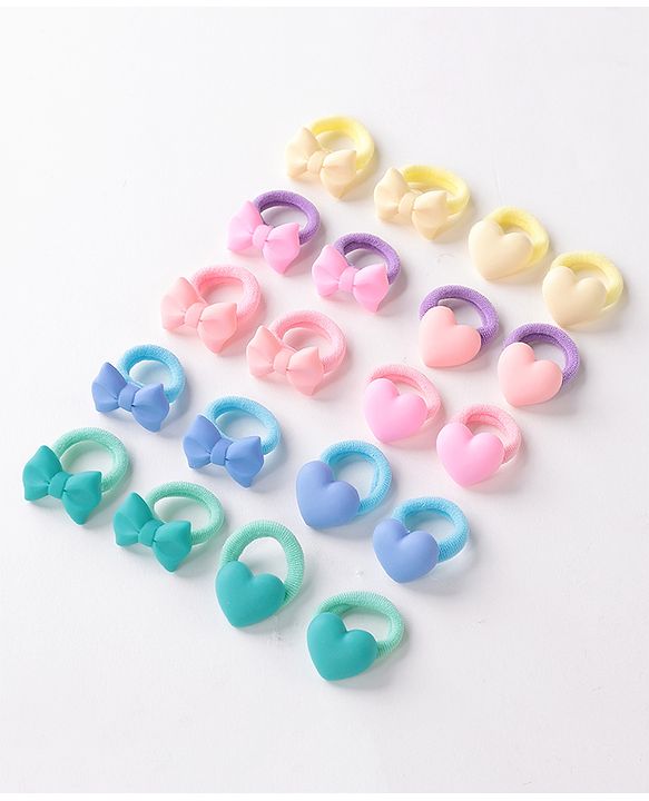 Babyhug Rubber Bands Pack Of 20 - Multicolor