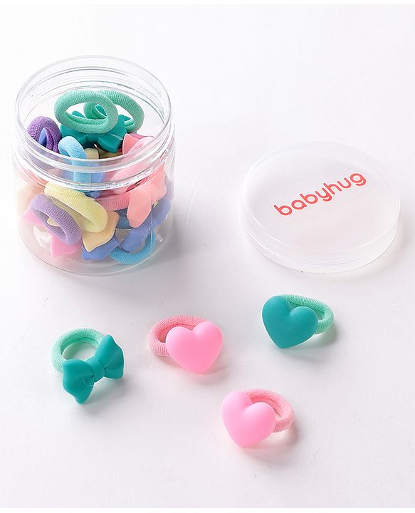 Babyhug Rubber Bands Pack Of 20 - Multicolor
