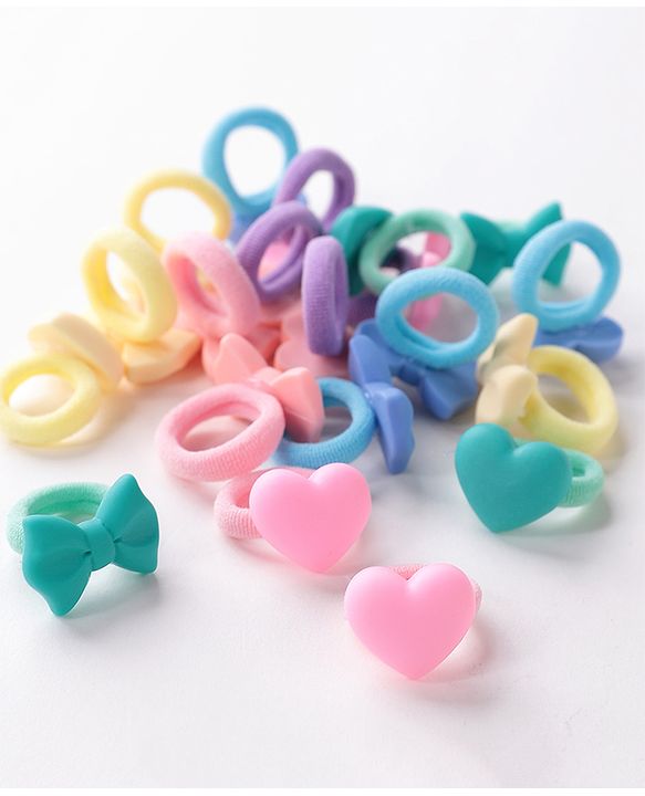 Babyhug Rubber Bands Pack Of 20 - Multicolor