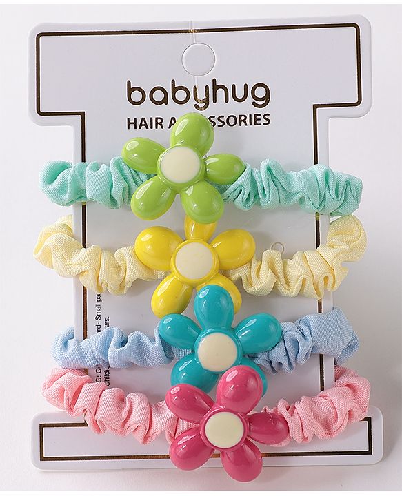 Babyhug Rubber Bands Sets Pack Of 4 - Multicolor