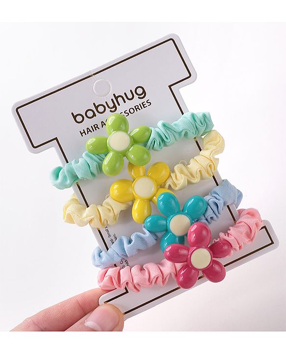 Babyhug Rubber Bands Sets Pack Of 4 - Multicolor