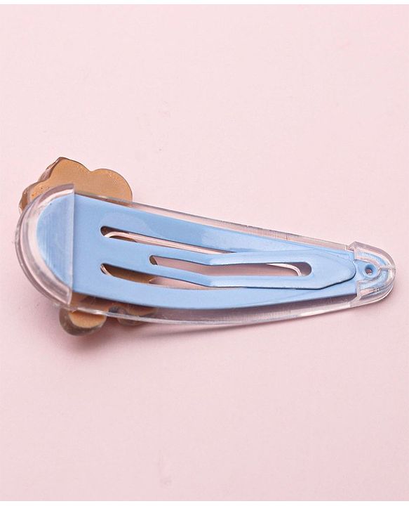 Babyhug  Free Size Bear Hair  Clips & Bow Rubber bands Sets of 9 - Multicolor